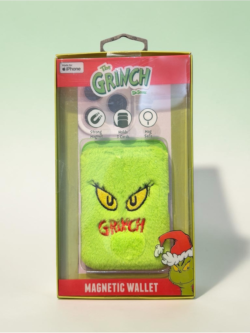 The Grinch Dr. Seuss MagSafe Magnetic Wallet